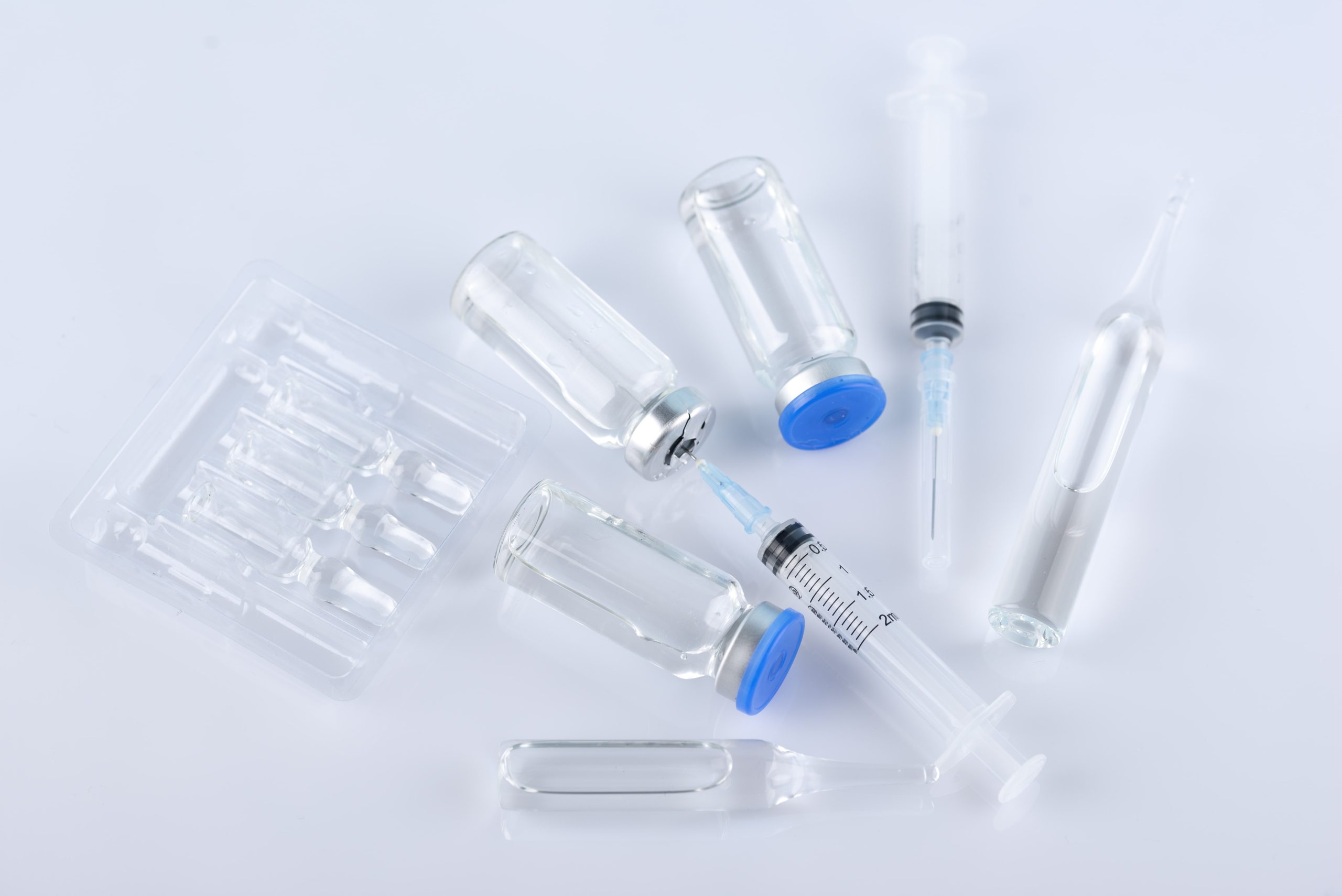 Medical syringes showcasing Pdent Care's quality as a leading medical equipment supplier in Malaysia.